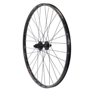 Roue VTT Disque 29" Klixx Boost Tubeless Ready Arriere Noir Moyeu Centerlock Shimano Mt510 12v Microspline Axe Traversant 12/148 - Jante 23c 32 Rayons All Mountain