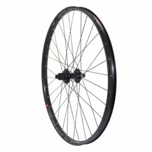 Roue VTT Disque 29" Trucky 30 Boost Tubeless Ready Arriere Centerlock Noir Moyeu Shimano Mt510 Cassette Microspline 12v Axe Traversant 12/148 Jante 30c 32 Rayons