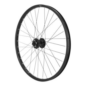 Roue VTT Disque Blocage 24" Kargo / VAE Vélo Electrique / E-bike M650 Tubeless Ready Avant Noir Double Paroi Moyeu Shimano M475 Disque 6 Trous (Renforce) Jante 25c 32 Rayons Galvanise