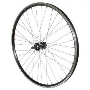 Roue VTT Disque Blocage 26" Gravity Arriere Noir Double Paroi Moyeu Disque 6 Trous 36 Rayons pour Roue Libre 8/7/6v