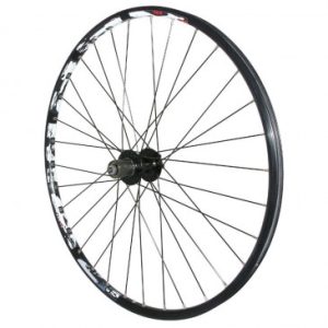 Roue VTT Disque Blocage 27.5" Karma Arriere Noir Double Paroi avec Oeillet Moyeu Disque 6 Trous Cassette Type Shimano 11/10/9v 32 Rayons Jante 21c