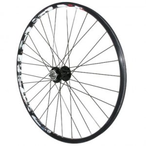 Roue VTT Disque Blocage 27.5" Karma Avant Noir Double Paroi avec Oeillet Moyeu Disque 6 Trous 32 Rayons Jante 21c 32 Rayons Jante 21c