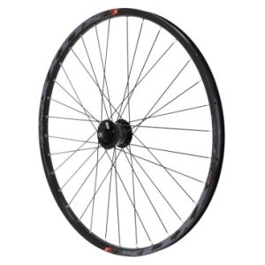 Roue VTT Disque Blocage 27.5" Klixx Double Paroi Avant Noir Moyeu Shimano Centerlock Dynamo 6 Volt-3w - Cpk - Jante 23c 32 Rayons