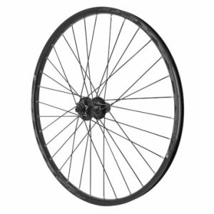 Roue VTT Disque Blocage 27.5" Klixx Tubeless Ready Arriere Noir Moyeu Shimano M475 11/10/9/8v Disque 6 Trous Rayons Renforces en 2.2mm pour VAE Vélo Electrique - Jante 23c 32 Rayons All Mountain