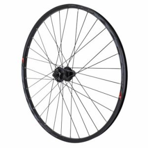 Roue VTT Disque Blocage 29" Klixx Tubeless Ready Arriere Noir Moyeu Shimano M475 11/10/9v Disque 6 Trous Rayons Renforces en 2.2mm pour VAE Vélo Electrique - Jante 23c 32 Rayons All Mountain