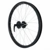 Roue VTT Disque / Patin Blocage 20" Kargo / VAE Vélo Electrique / E-bike Avant Noir Double Paroi avec Oeillets Moyeu Velox Disque 6 Trous (Renforce) Jante 25c 32 Rayons