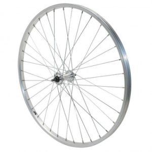 Roue VTT Patin 26" Alu Avant Moyeu Alu Axe Plein (Vendu avec Ecrou 9x100) Jante 21c