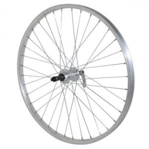 Roue VTT Patin Blocage 24" Alu Arriere Moyeu Alu Roue Libre 7/6v Jante 21c