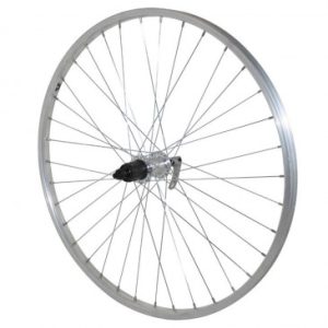 Roue VTT Patin Blocage 26" Alu Arriere Moyeu Cassette 9/8v