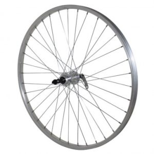 Roue VTT Patin Blocage 26" Alu Arriere Moyeu Roue Libre 7/6v Jante 21c