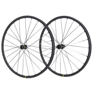 Roues Gravel Disque 700 Mavic Allroad Tubeless Ready Centerlock Noir 11/10v Shimano (Avant + Arriere) - Axe Traversant 12/100 et 12/142