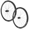 Roues Route Disque 700 Fir Fc 38d Centerlock Carbone Noir Cassette Shimano Sh 12/11/10v Axe Traversant 12/100 et 12/142 Hauteur/profil 38 Mm (Paire) - Tubeless Ready