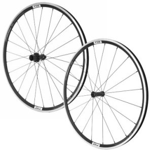 Roues Route Patin Blocage 700 Fir F 25d Noir Cassette Shimano 9/10/11v Hauteur/profil 26 Mm (Paire) - Tubeless Ready