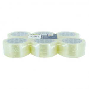 Ruban Adhesif Hpx Emballage Transparent 50 Mm X 66 M (Pack de 6 Rouleaux)