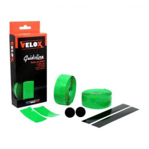 Ruban de Guidon / Cintre Velox Gloss Perfore Vert Brillant - Guidoline