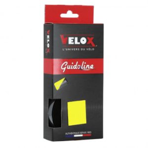 Ruban de Guidon / Cintre Velox Maxi Cork Bicolor Noir/jaune - Guidoline