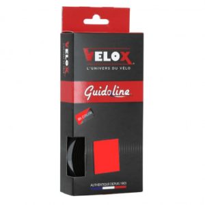 Ruban de Guidon / Cintre Velox Maxi Cork Bicolor Noir/rouge - Guidoline