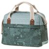 Sac à Main Velo Basil Boheme 18l Vert Foret Fixation Rapide Hook-on Sur Porte Bagage Avant/arriere (44x17x31cm)