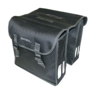 Sacoche Arriere Velo Double Basil Mara L 26l Noir (35x10x33cm)