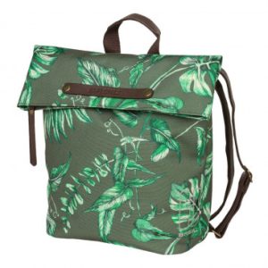 Sacoche Arriere Velo Laterale Sac à Dos Basil Evergreen Daypack Thym Poignee Cuir Droit/gauche 14/19l Fixation Hook-on Porte Bagage Fermeture Pliant Anti-pluie