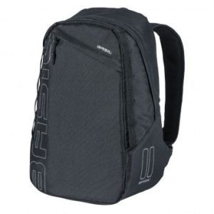 Sacoche Arriere Velo Laterale Sac à Dos Basil Flex Backpack Noir 17l Fixation Hook Sur Porte Bagage