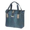 Sacoche Arriere Velo Laterale Sac Bandouliere Basil City Shopper Elegance Bleu Estate Droit/gauche 20/26l Fixation Hook-on Porte Bagage Fermeture Pliant Anti-pluie