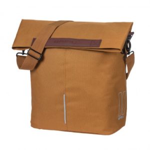 Sacoche Arriere Velo Laterale Sac Bandouliere Basil City Shopper Marron Camel Droit/gauche 14/16l Fixation Hook-on Porte Bagage Fermeture Pliant Anti-pluie