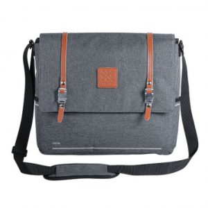 Sacoche Arriere Velo Laterale Zefal Urban Messenger Etanche 11l Gris - (35x13x30cm) - Fabrique en Materiau Recycle