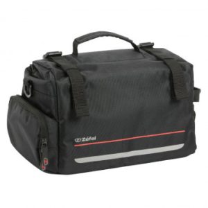 Sacoche Arriere Velo Trunkbag Zefal Z Traveler 60 Sur Porte Bagage Universel 20l Polyester Waterproof Noir (32x18x22cm)