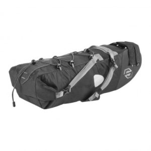 Sacoche de Selle / Seatpack Velo Skuad Noir Medium 5.5l. Etanche Fixation Velcro ( L 46cm X L 9cm X11cm) Charge Maxi 5kgs