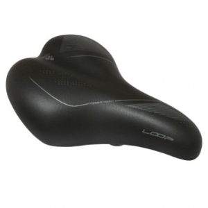 Selle Gravity City Gray Line Femme Gel à Ressort Moderate Noir 265x184mm Rail Acier Noir