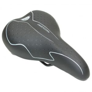 Selle Gravity City Spirit Homme Gel Elastomere Athletic Noir 260x160mm