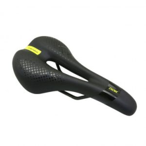 Selle Gravity Route Ergonomic Noir à Memoire de Forme avec Trou Central 272x140mm