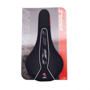 Selle Gravity Route / VTT Illictt Noir Liseret Blanc 275x145mm Rail Acier Noir