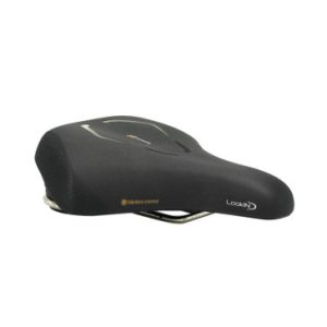 Selle Royal Lookin Evo Loisir Relaxed Gel Visible Noir avec System Flex et Amortisseur 248x233mm 682g