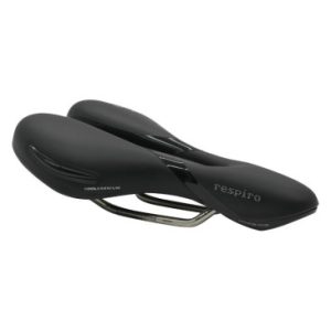 Selle Royal Respiro Loisir Gel Confort Max Athletic avec Protection Laterale et Elastomere Noir 279x159mm 472g