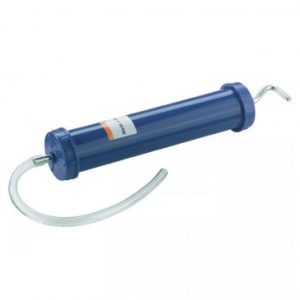 Seringue Huile Pressol Standard Acier Couvercles Plastique Bleu 500ml (Vendu à L'unite)