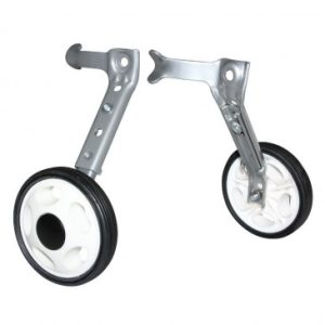 Stabilisateur Velo Renforce Roue Plastique pour Velo Handicape 12-20" (Paire)