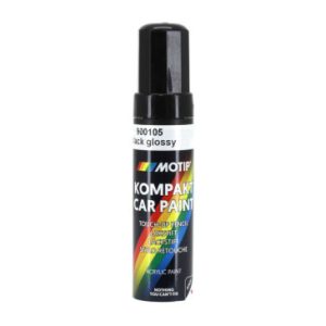 Stylo de Retouche Peinture Motip Noir Brillant 12 Ml