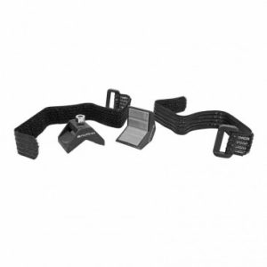 Support Fixation Porte Bidon/mini Pompe Noir Sur Velcro pour Velo Musculaire et Vae