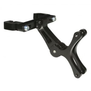 Support pour 2 Porte Bidon Alu Noir Fixation Chariot de Selle (Vendu à L Unite Sur Carte)