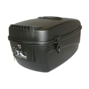 Top Case Velo Gravity P1 13l Noir Fixation Porte Bagage (42x26x21cm) avec Fixation 2 Plaques Metal