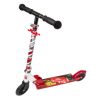 Trottinette Enfant Disney 2 Roues Cars Rouge Acier Pliable et Reglable avec Frein Roue Arriere