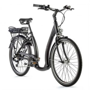 Velo Electrique/vae City 26 Leader Fox Holand 2022 Mixte Noir Mat 7v Moteur Roue Ar Bafang 36v 45nm Batterie 13ah (17'' - H44cm - Taille M - pour Adulte de 168cm à 178cm)