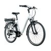 Velo Electrique/vae City 26 Leader Fox Latona 2024 Mixte Blanc 7v Moteur Roue Ar Bafang 36v 45nm Batterie 15ah (18'' - H46cm - Taille M - pour Adulte de 168cm à 178cm)