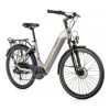 Velo Electrique/vae City 26 Leader Fox Lotus 2023 Mixte Argent 7v Moteur Roue Ar Bafang 36v 45nm Batterie 15ah (20'' - H52cm - Taille L - pour Adulte de 178cm à 185cm)