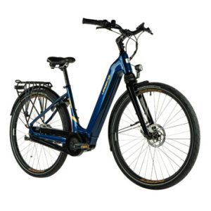 Velo Electrique/vae City 28 Leader Fox Neba 2023 Mixte Bleu Tigre 8v Shimano Nexus Moteur Central Bafang M420 36v 80nm Batterie 15ah (18'' - H46cm - Taille M - pour Adulte de 168cm à 178cm)