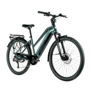 Velo Electrique/vae Vtc 29 Leader Fox Sandy 2024 Femme Vert Emeraude Brillant 9v Moteur Roue Ar Bafang 36v 45nm Batterie 20ah (16