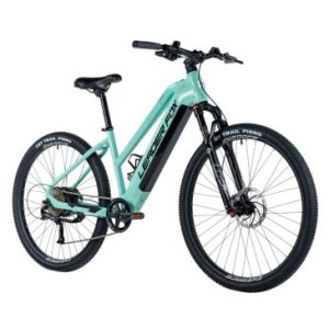 Velo Electrique/vae VTT 29 Leader Fox Arimo 2024 Femme Vert Clair 9v Moteur Roue Ar Bafang 36v 45nm Batterie 20ah (19'' - H48cm - Taille L - pour Adulte de 178cm à 185cm)