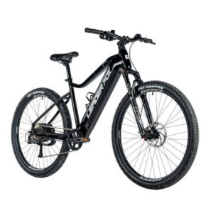 Velo Electrique/vae VTT 29 Leader Fox Arimo 2024 Homme Noir Brillant 9v Moteur Roue Ar Bafang 36v 45nm Batterie 20ah (19'' - H48cm - Taille L - pour Adulte de 178cm à 185cm)